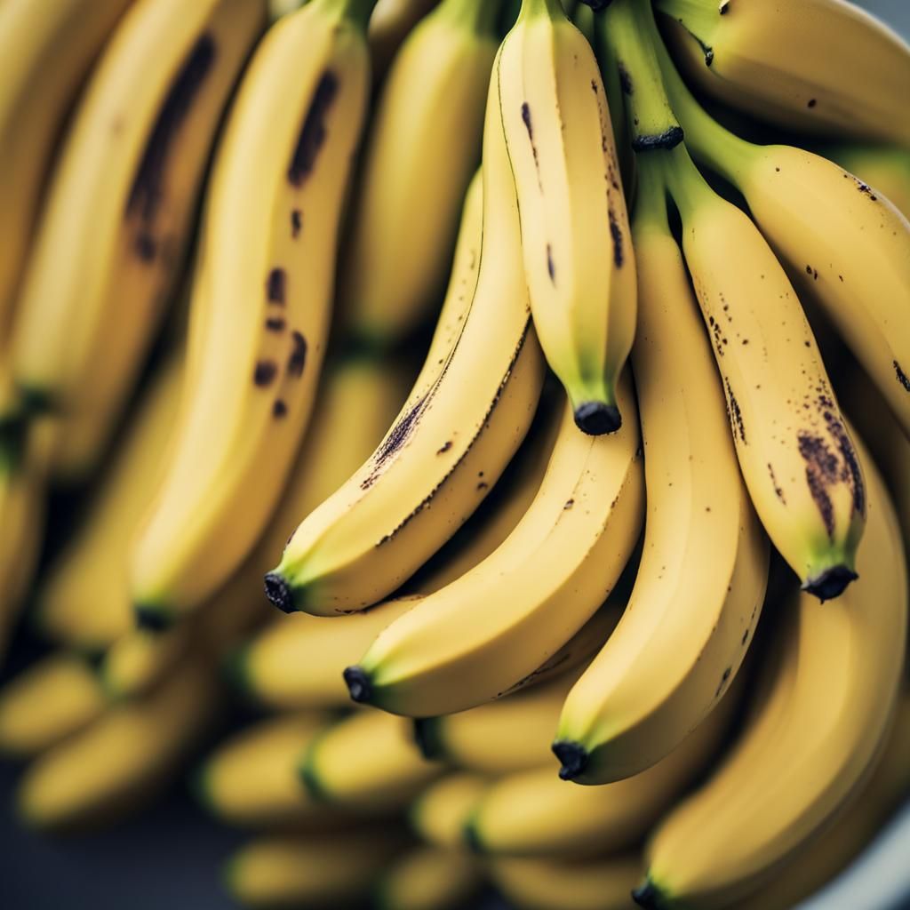 Banana in Natural Lighting: Professional Photography