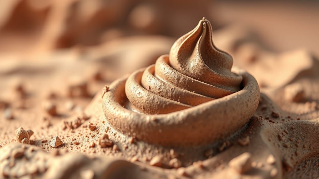 Vibrant Mocha Realities in 3D Space