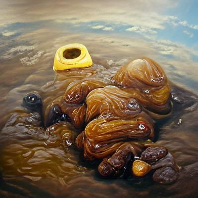 Poo as Oil Painting
