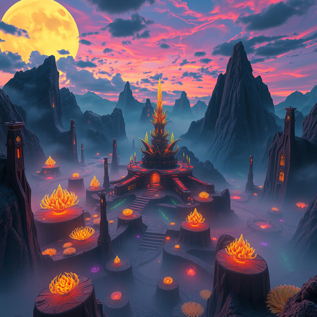 Surreal Realm: Biomechanical Fantasy Art in Unreal Engine