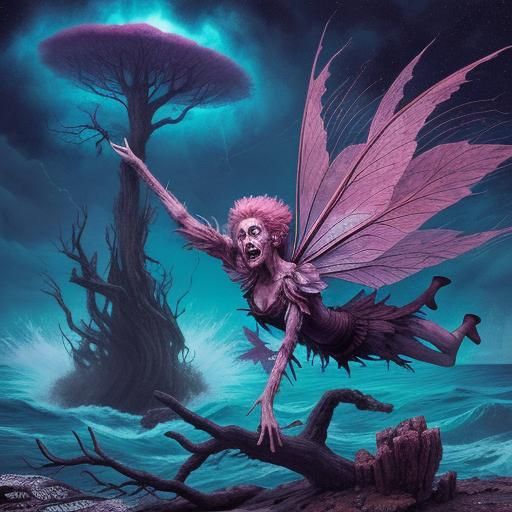 Fairy Tossed in Hurricane: A Disturbing Scene