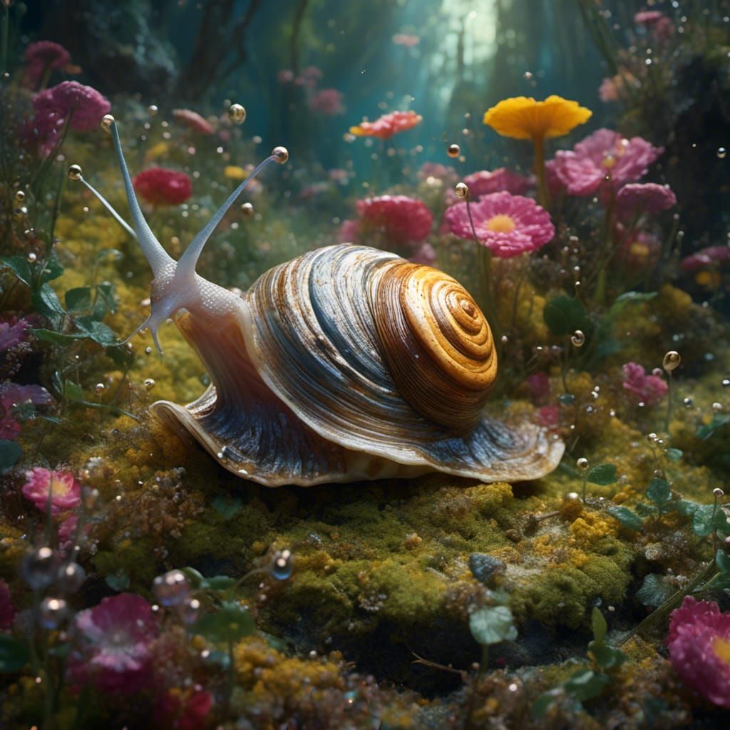 Elegant Escargot with MakeItPretty LoRA