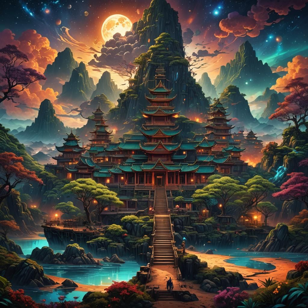 Vietnamese Salt Farmers: Mystic Mirage in Detailed Matte Pai...