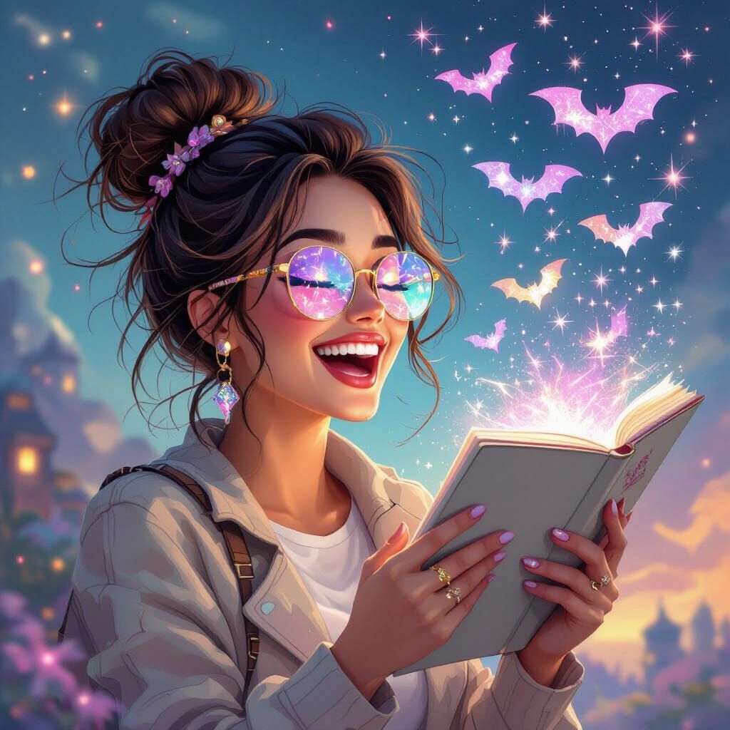 Surreal Stickers Fly Like Bats into Pastel Goth Constellatio...