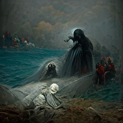 Death Approaches in Gothic Horror Style