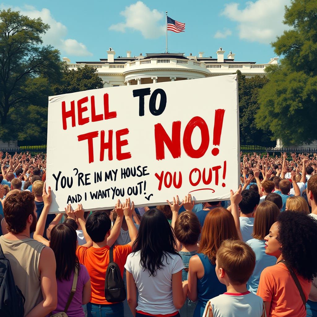 Protesters Stand Up to Power at the White House