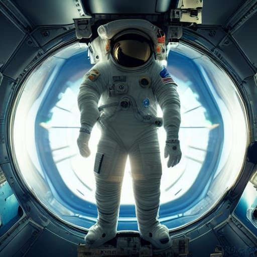 Astronaut Space Marine Concept Art in 8K