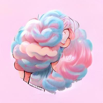 Dreamy Cotton Candy Creation