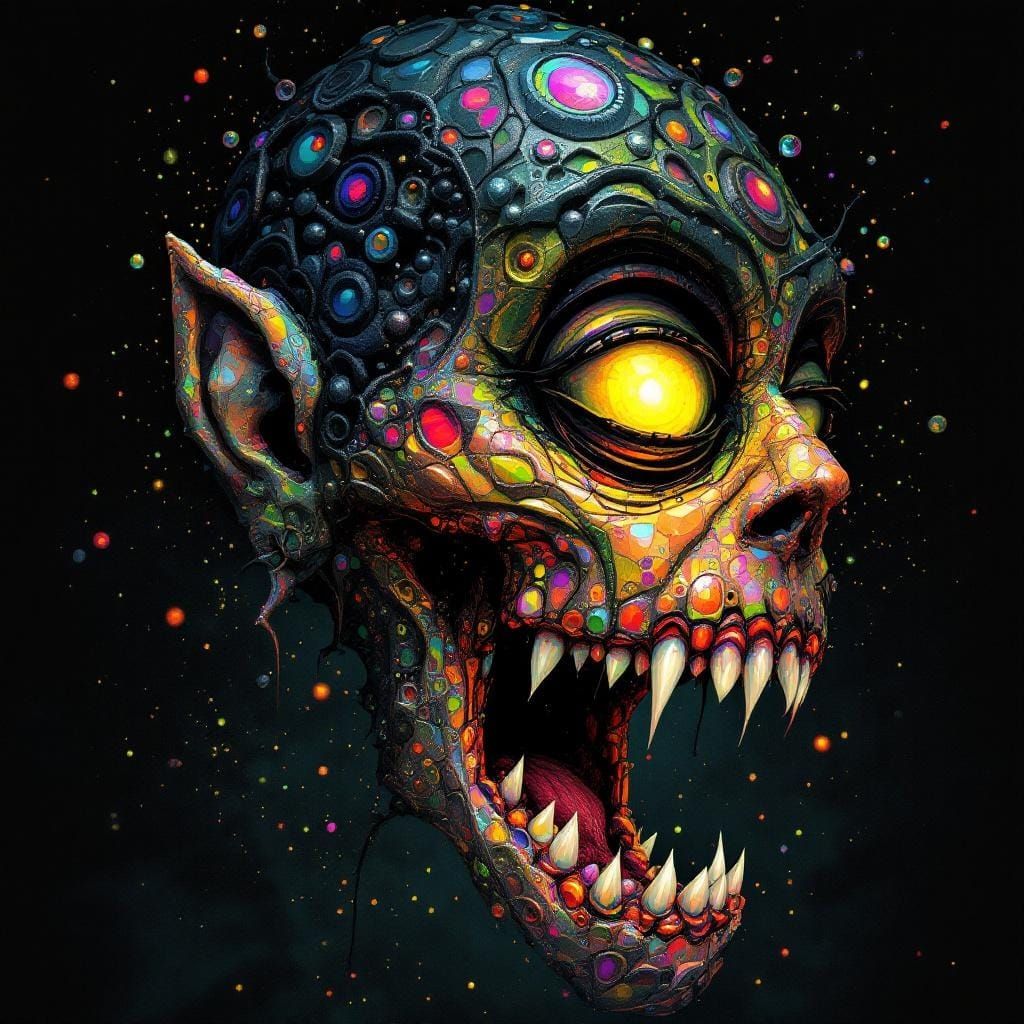 Gothic Stone Puppet in Dark Souls Style