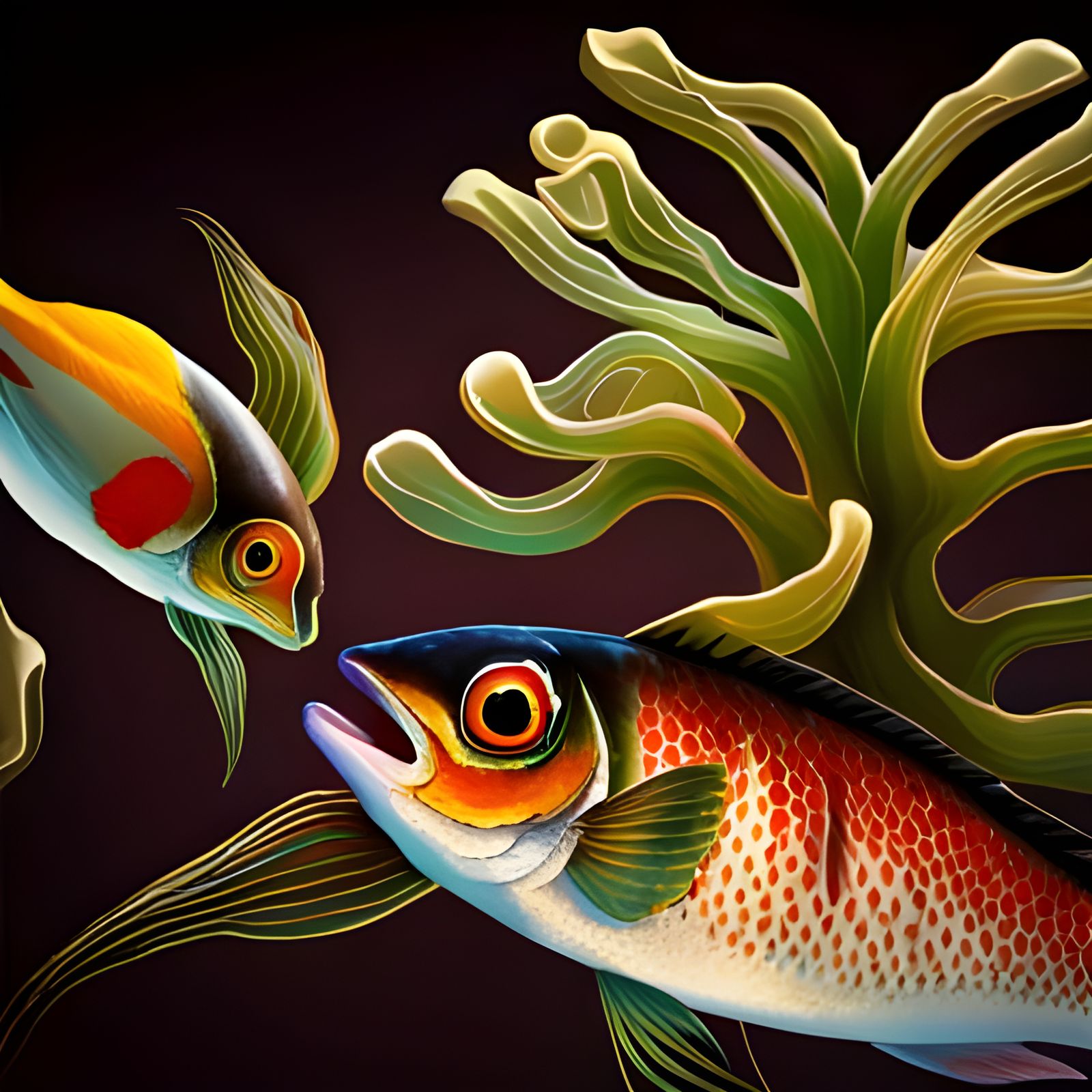 Detailed Japanese Painting in Maximalist Style