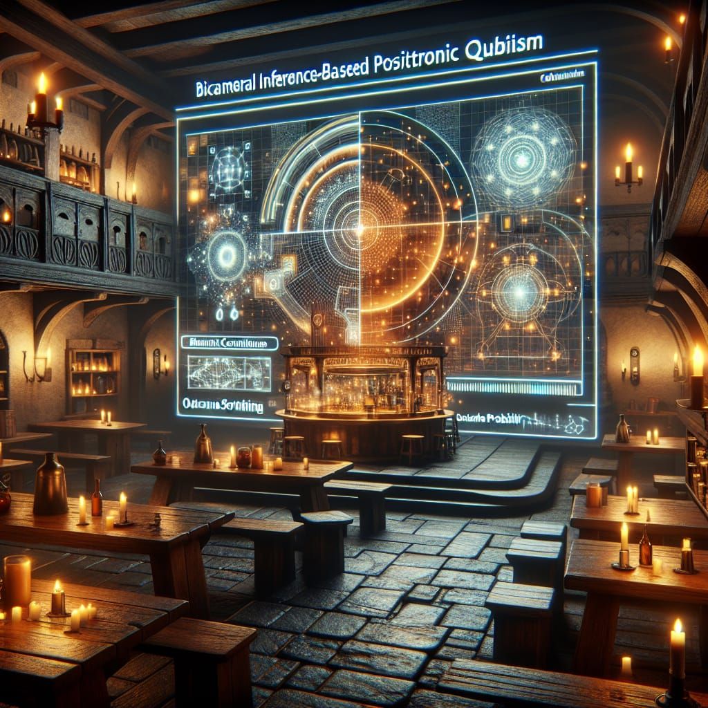 extrinsic bicameral inference-based positronic qubitism on a...