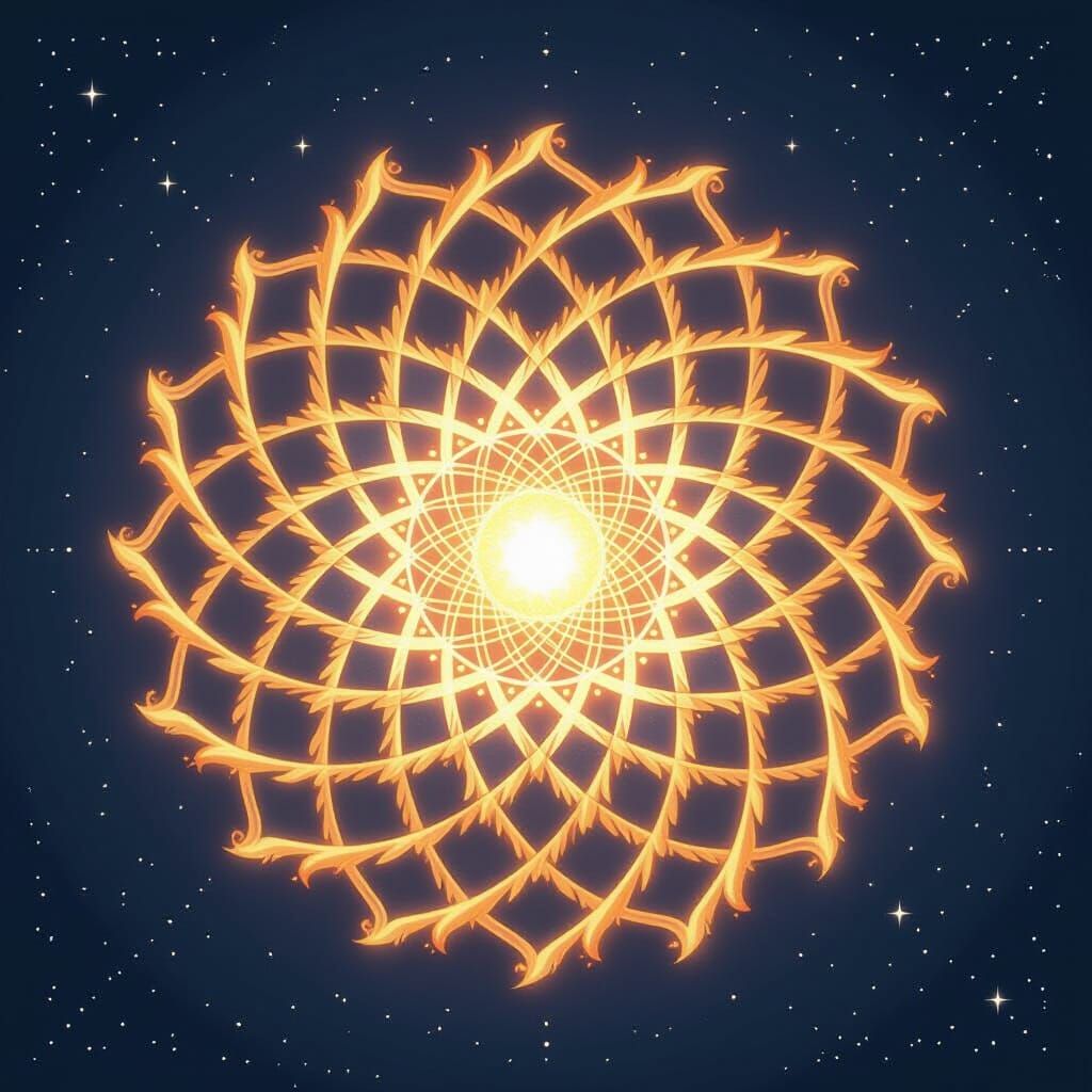 Celestial Ward of Elemental Harmony in Cosmic Style