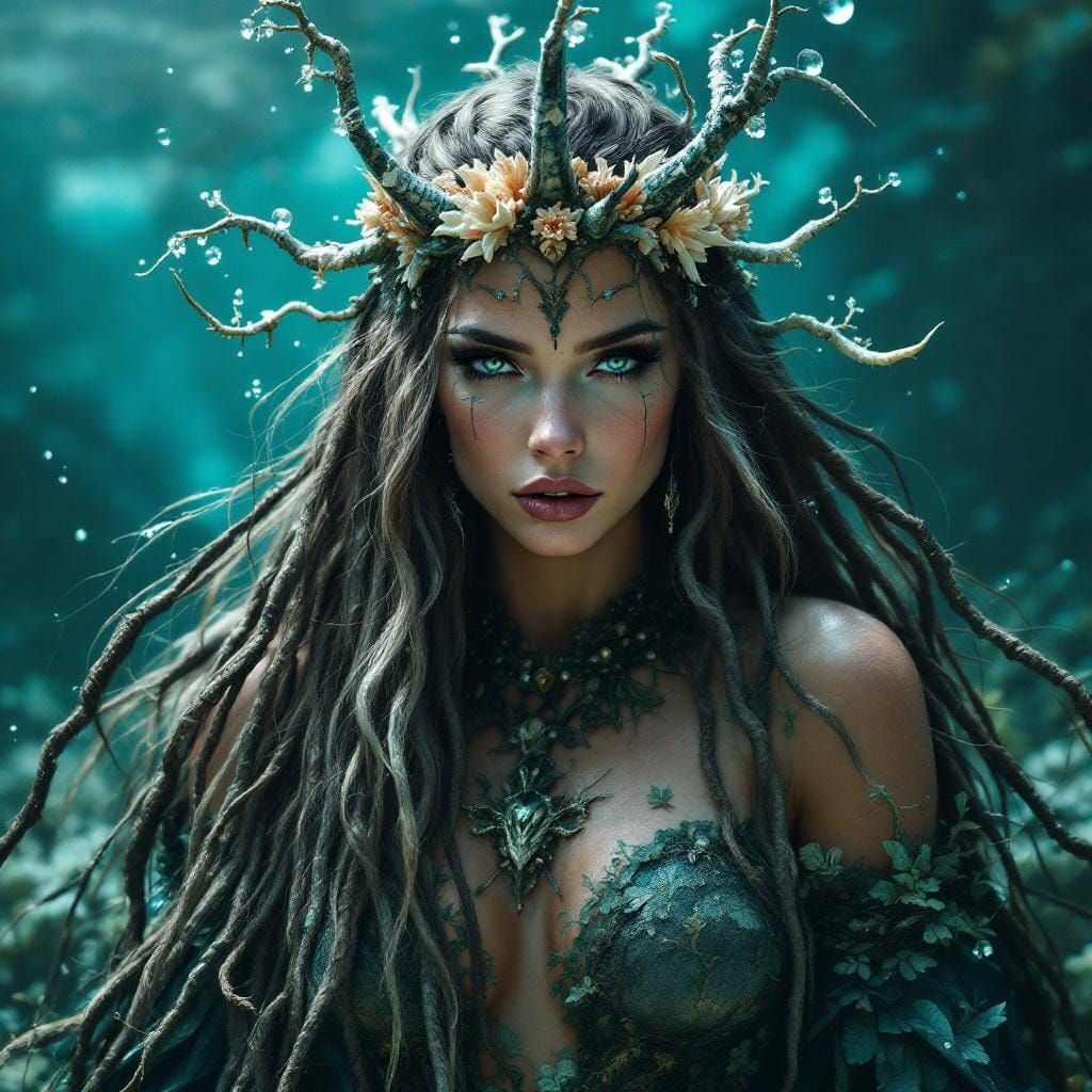 Majestic Viking Water Goddess Greip Underwater