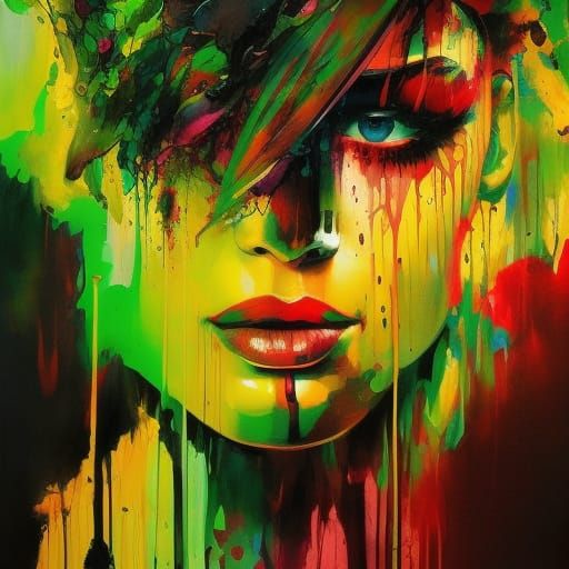 Ink Splash Eve: Original Sin in Colorful 3D