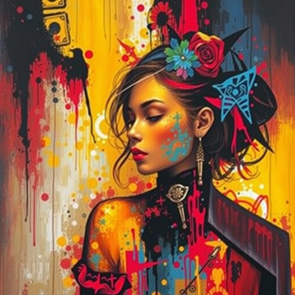 Dramatic Surrealism: Isolated Figures in a 19th-Century Sett...