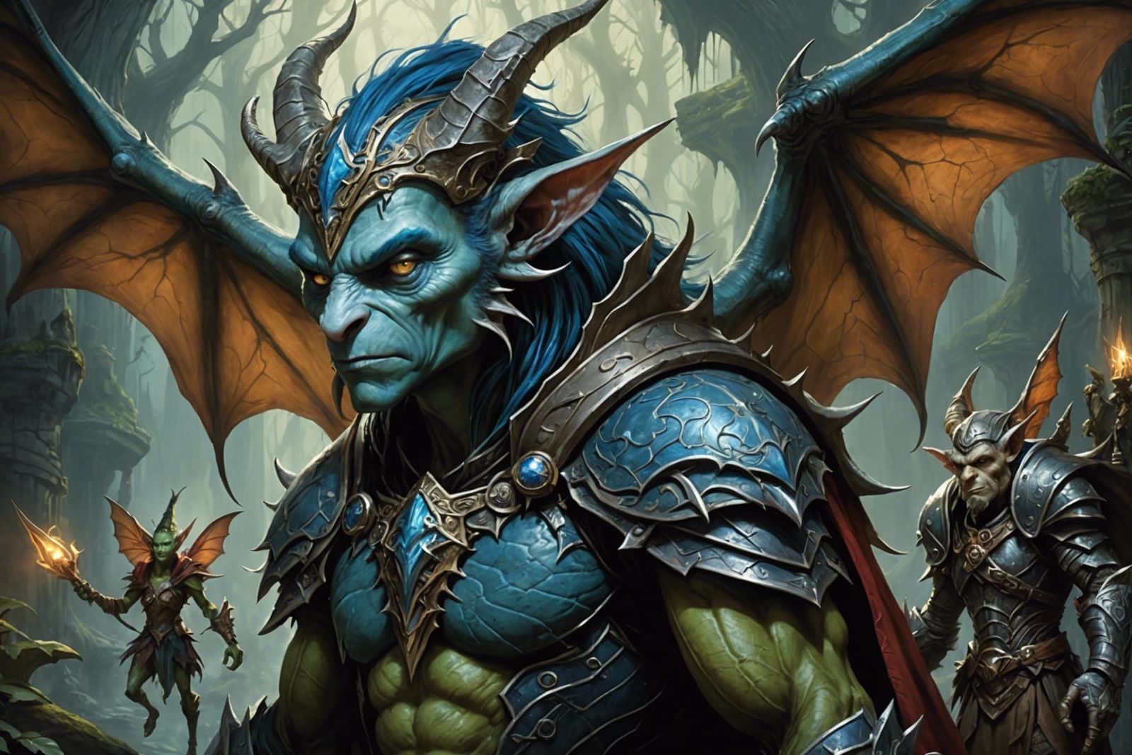 Fantasy Creature Fusion: Elves, Cyborgs, and Mythical Beasts