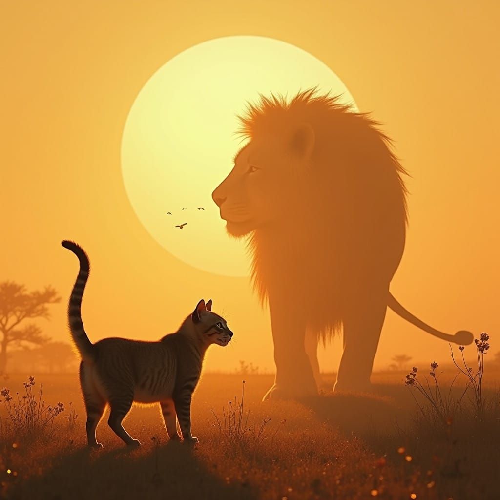 Majestic Shadow Transformation: Courage Revealed