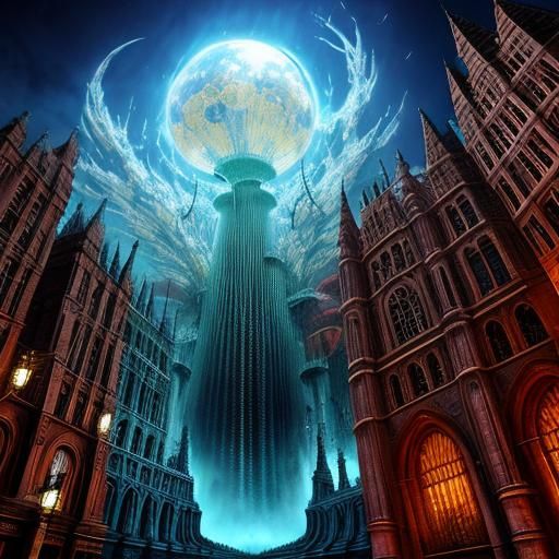 Psychedelic Surrealism in Vibrant 3D CGI