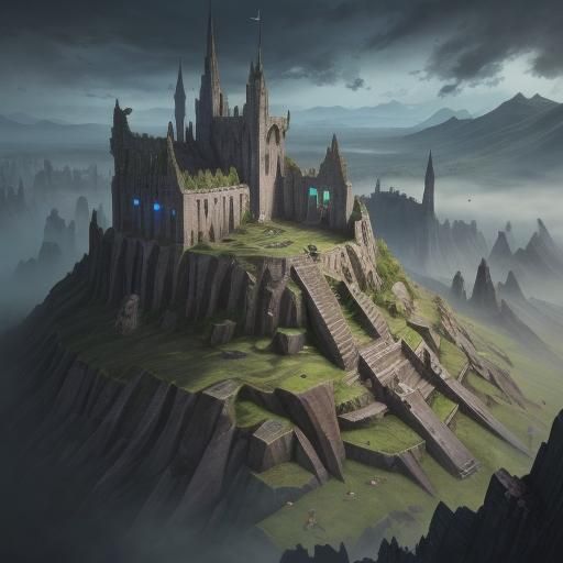 Pelennor Fields Battleground Map: Fantasy Concept Art