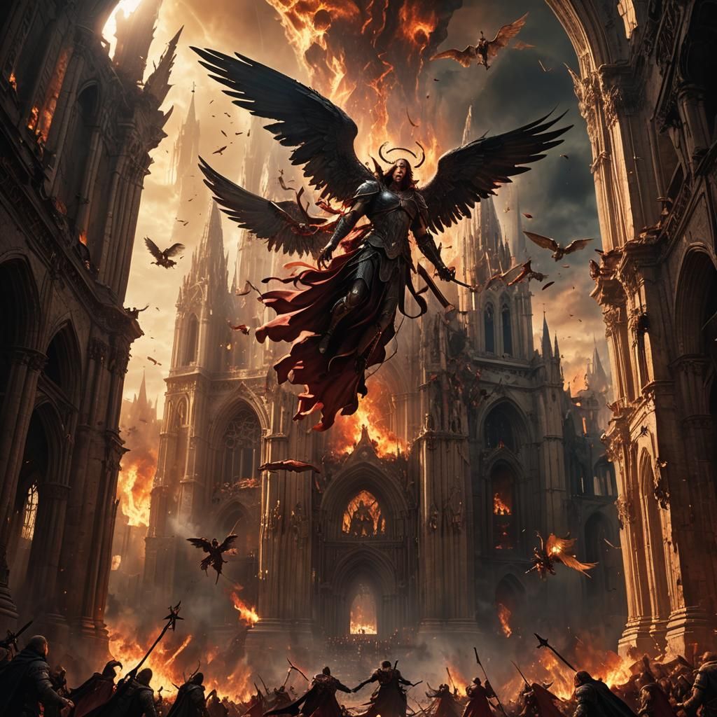 Angels and Demons Clash in Epic Battle