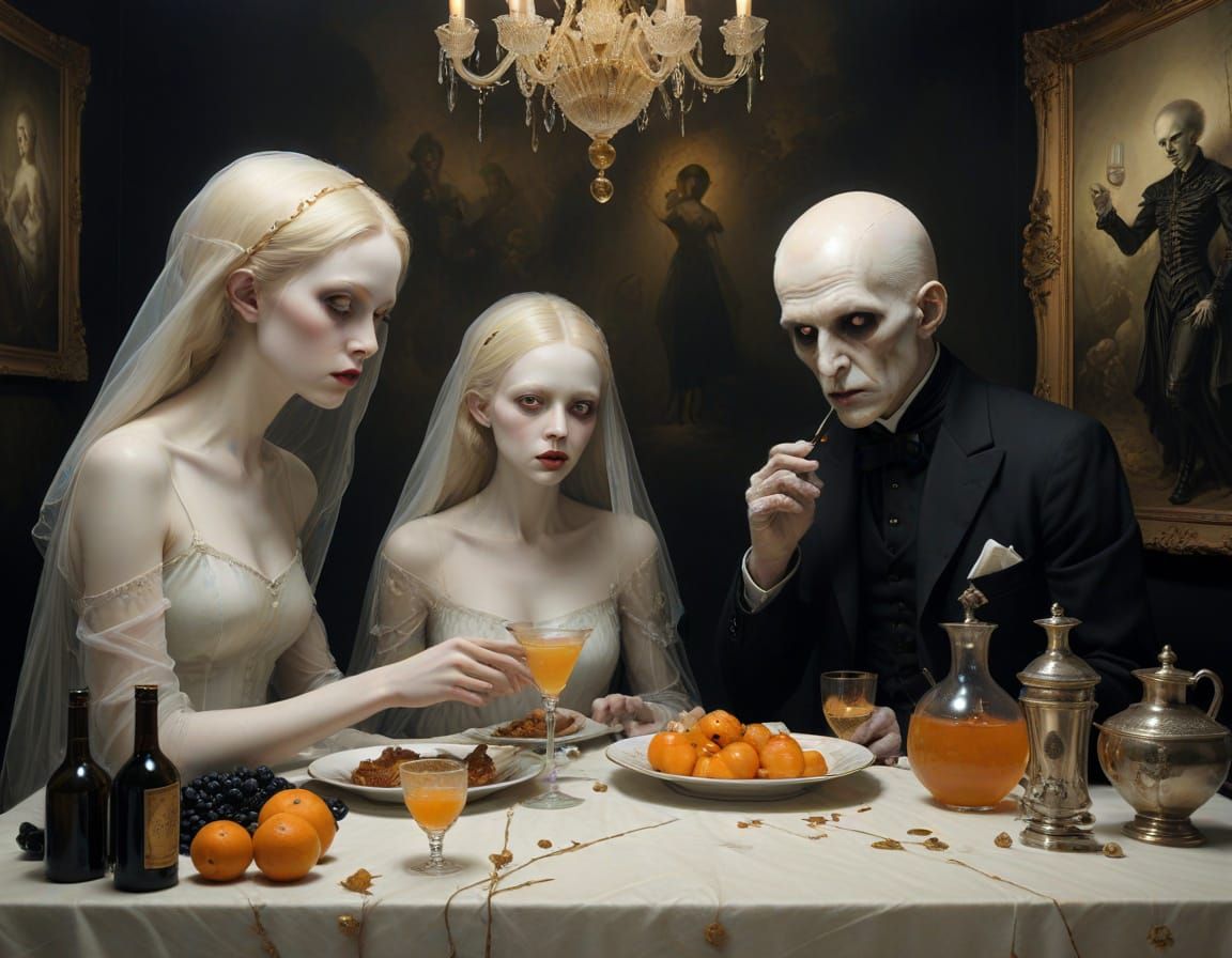 Eerie New Year's Eve Party with Ghosts and Zombies