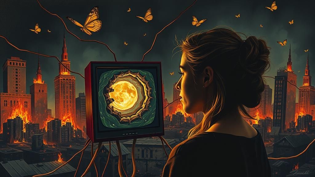 Apocalyptic Surrealism: Woman and the Distorted Television
