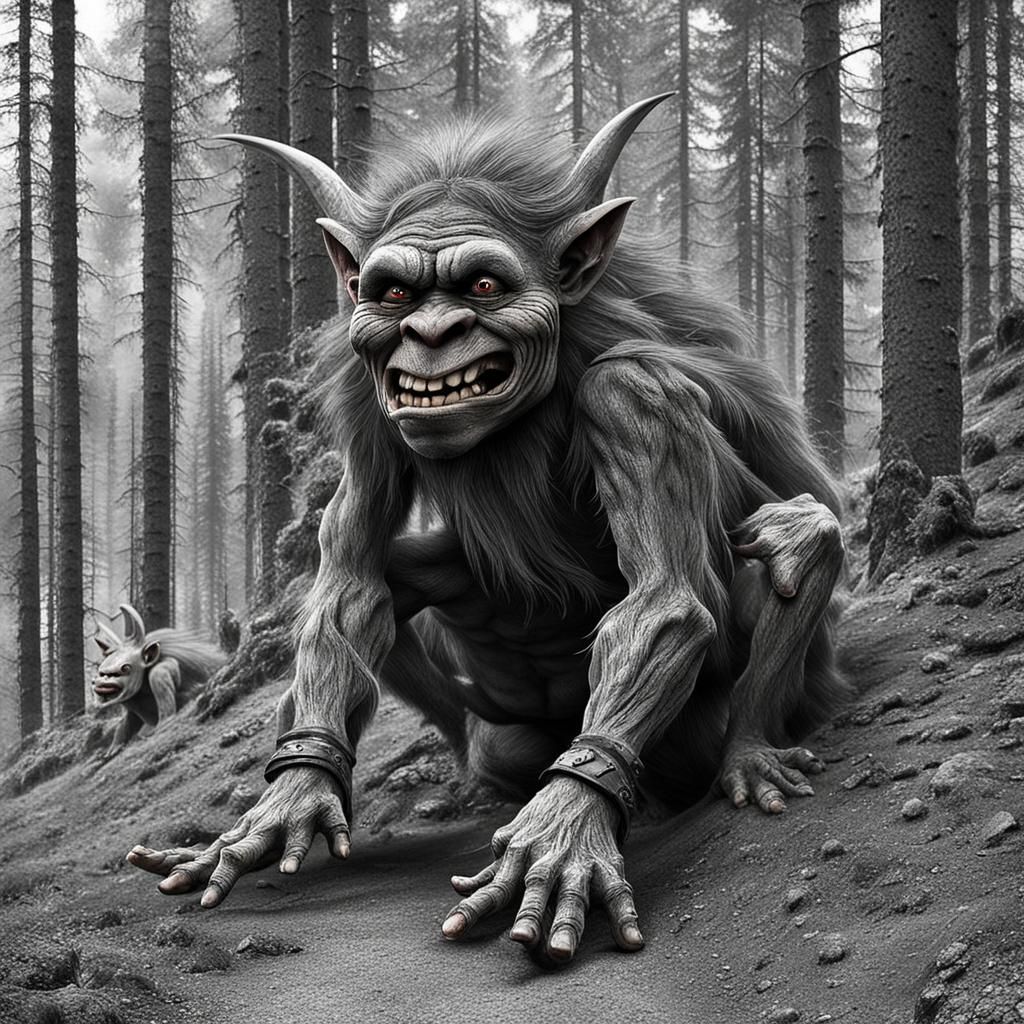 Finnish Troll Creature: Mahhinen or Peikko