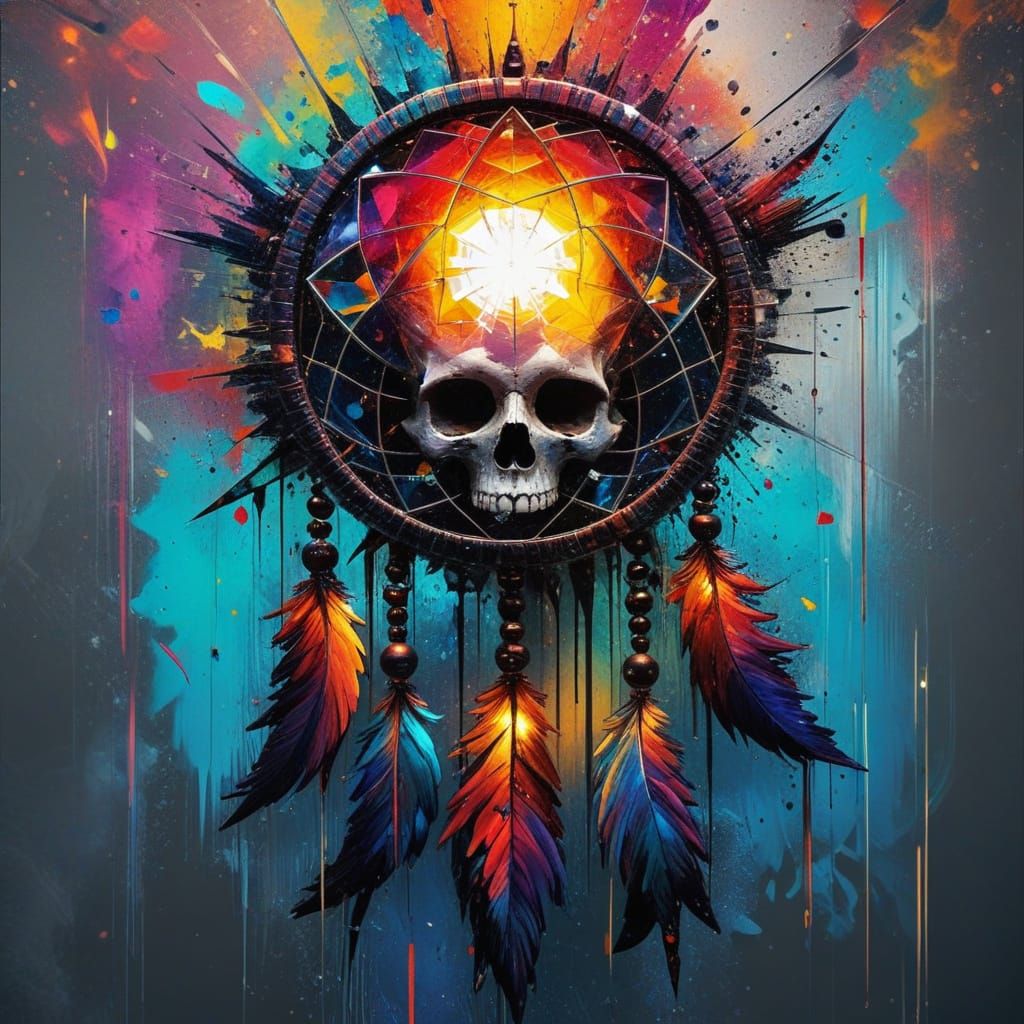 Vibrant Kaleidoscopic Patterns in Rich Color