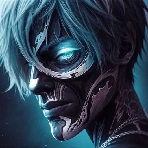 Simple Black and White Abstract Composition