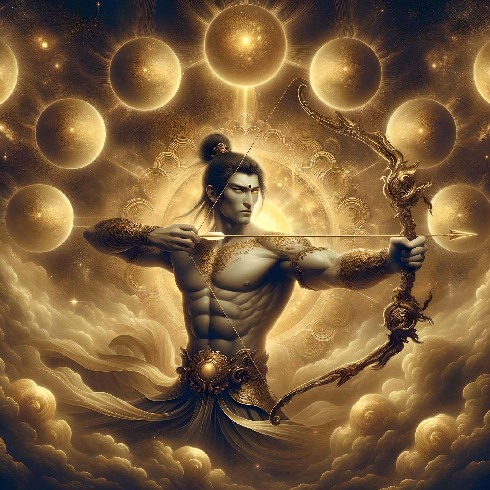 Tale of HouYi shooting Suns Ver.2