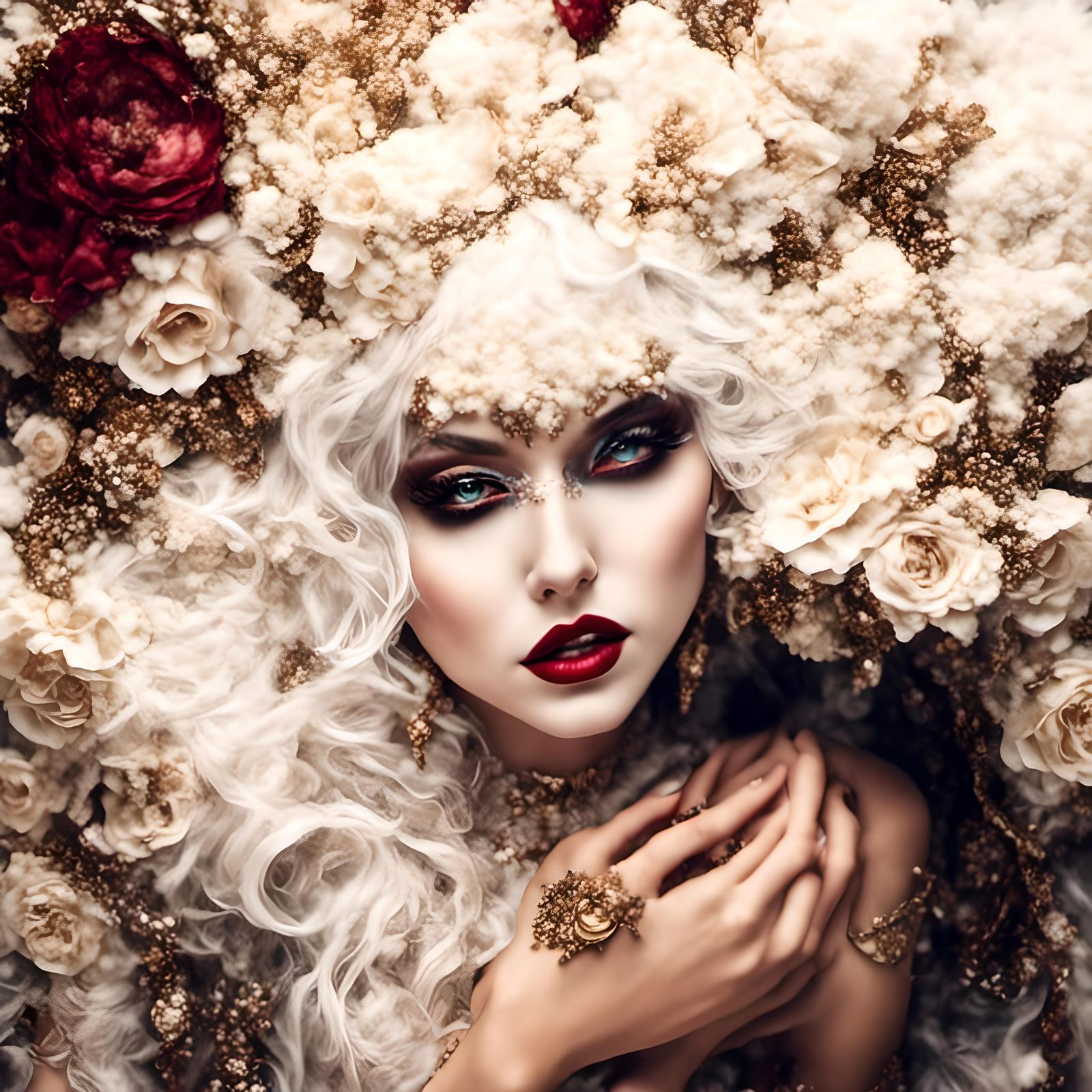 Tipsy 18th Century Woman's Portrait