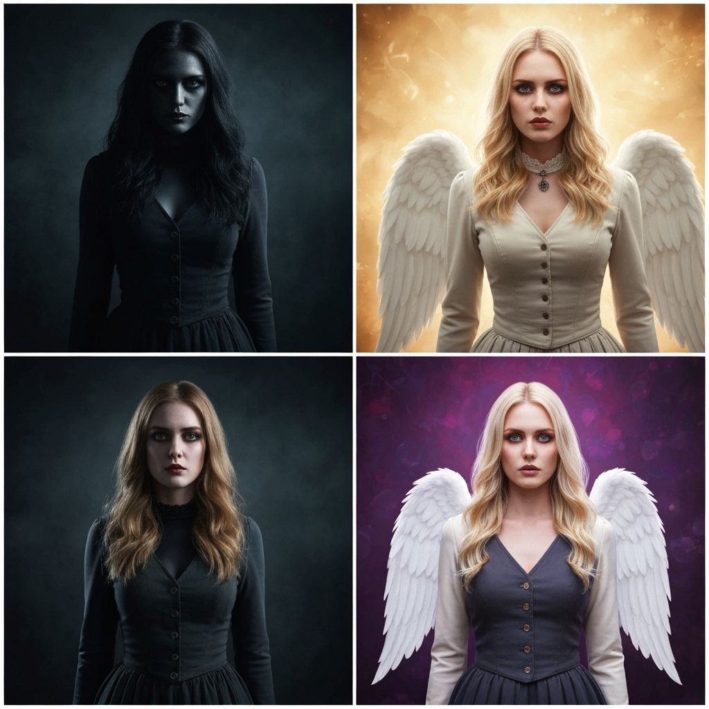 Brooke's Self-Portrait Series: Light and Darkness