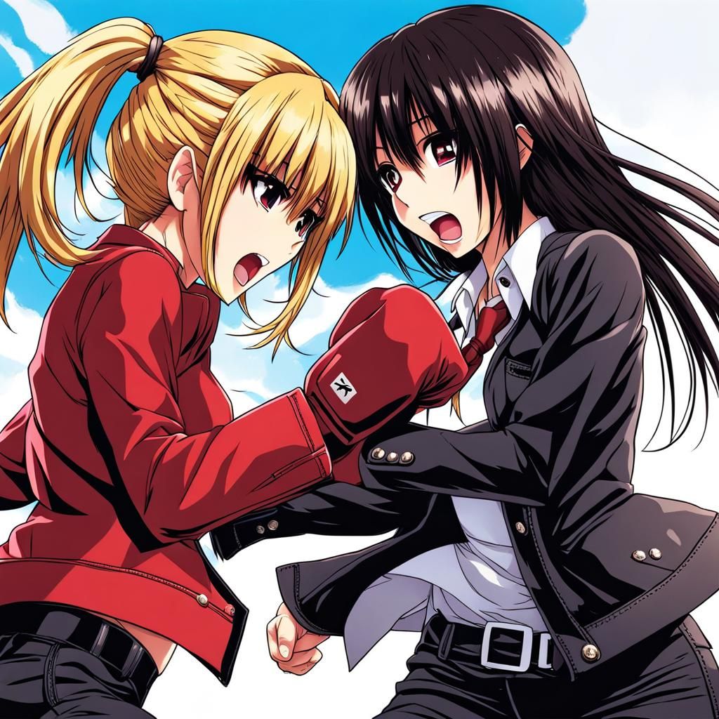 Anime Style: Girl Fight Scene