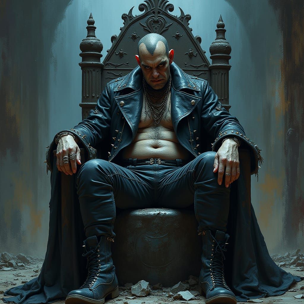 Cyberpunk King Richard III: Hunchbacked Tyrant