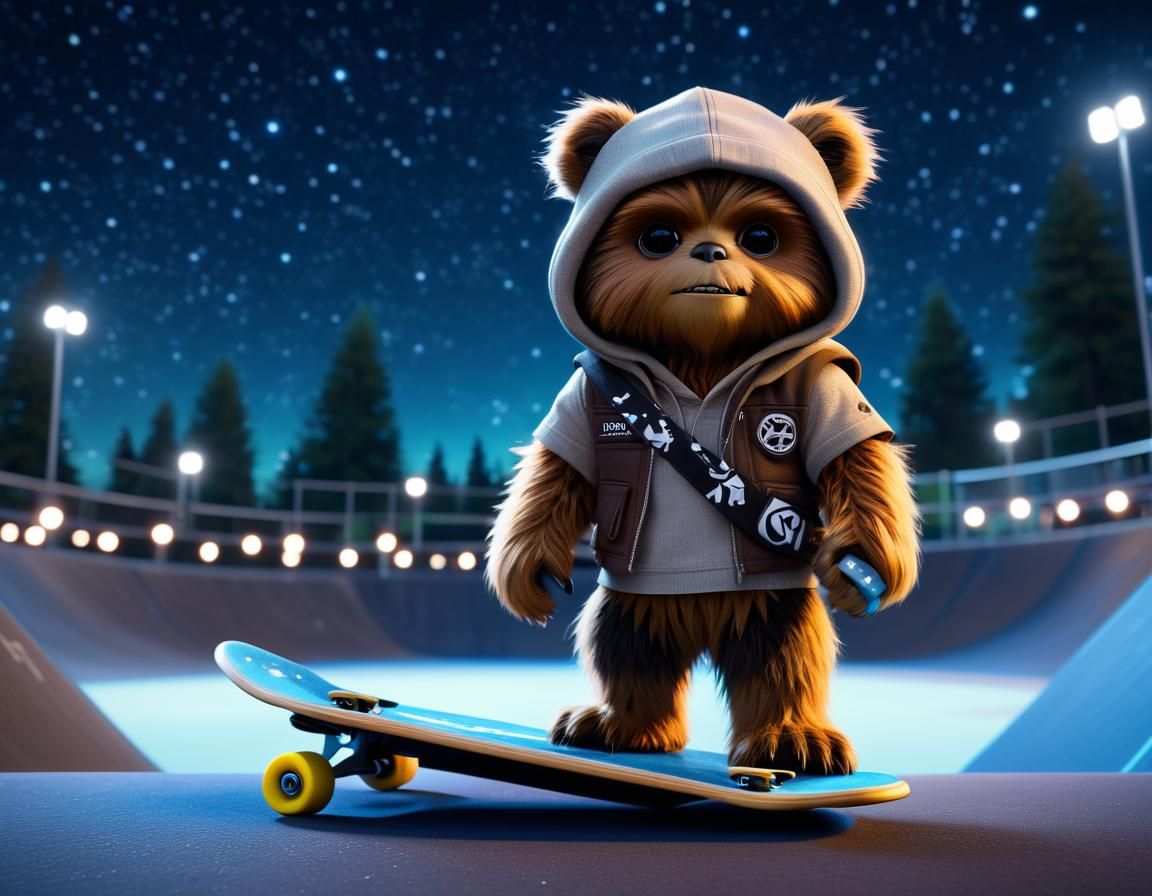 Emo Ewok at The Skatepark