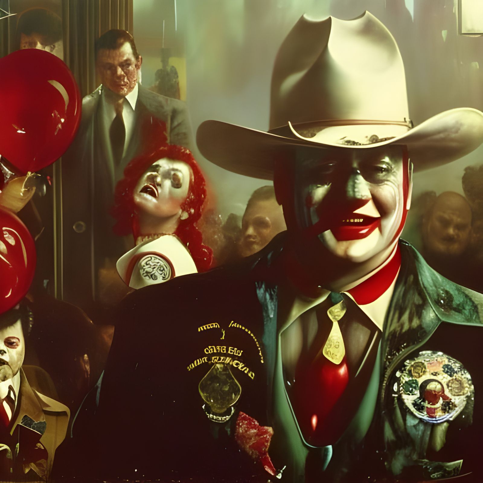 John Wayne as John Wayne Gacy