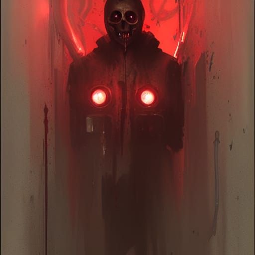 Sinister Valentine in Greg Rutkowski Style