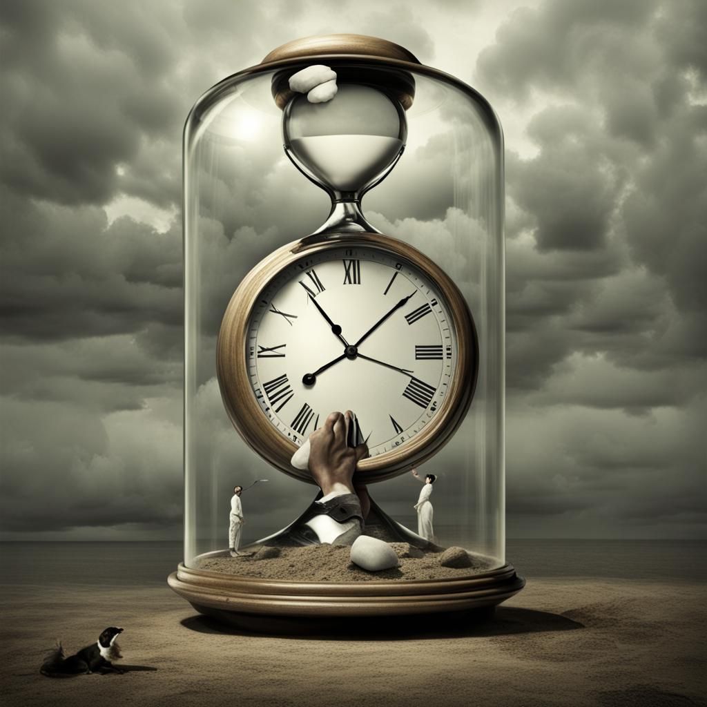 Surrealistic Time's End: An AI Interpretation