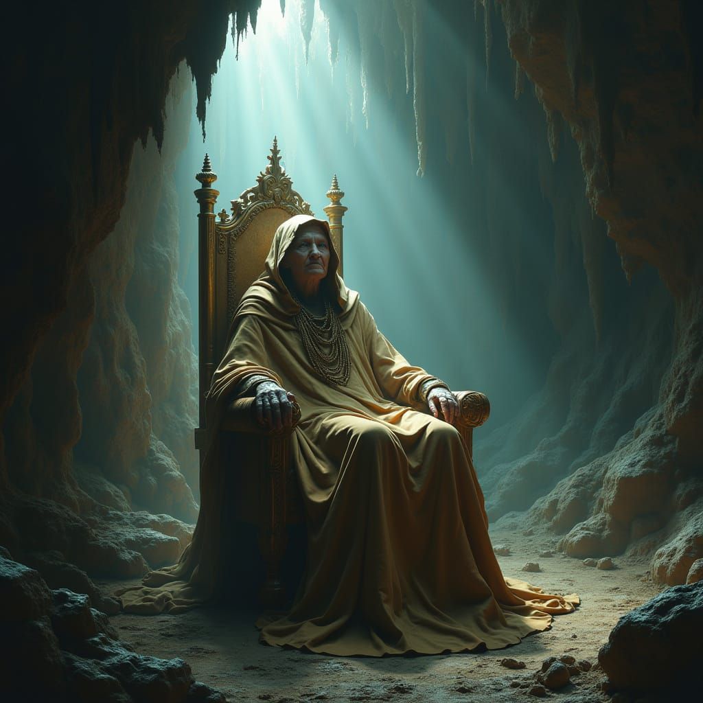 Ethereal Granny in Crystal Cave