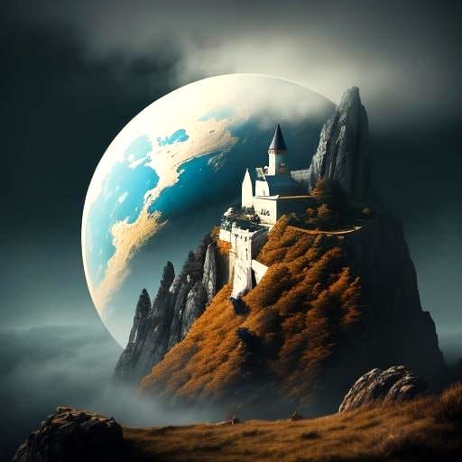 Dramatic Atmospheric Photography with Sharp Focus and Vivid ...