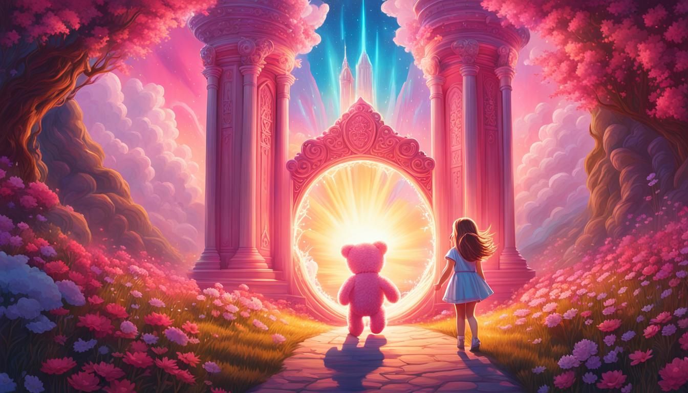 Magical Portal to Another Dimension in Splash Art