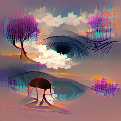 Minimalist Abstract Shape on Muted Background