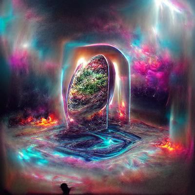 Astral Portal to a Gas Planet