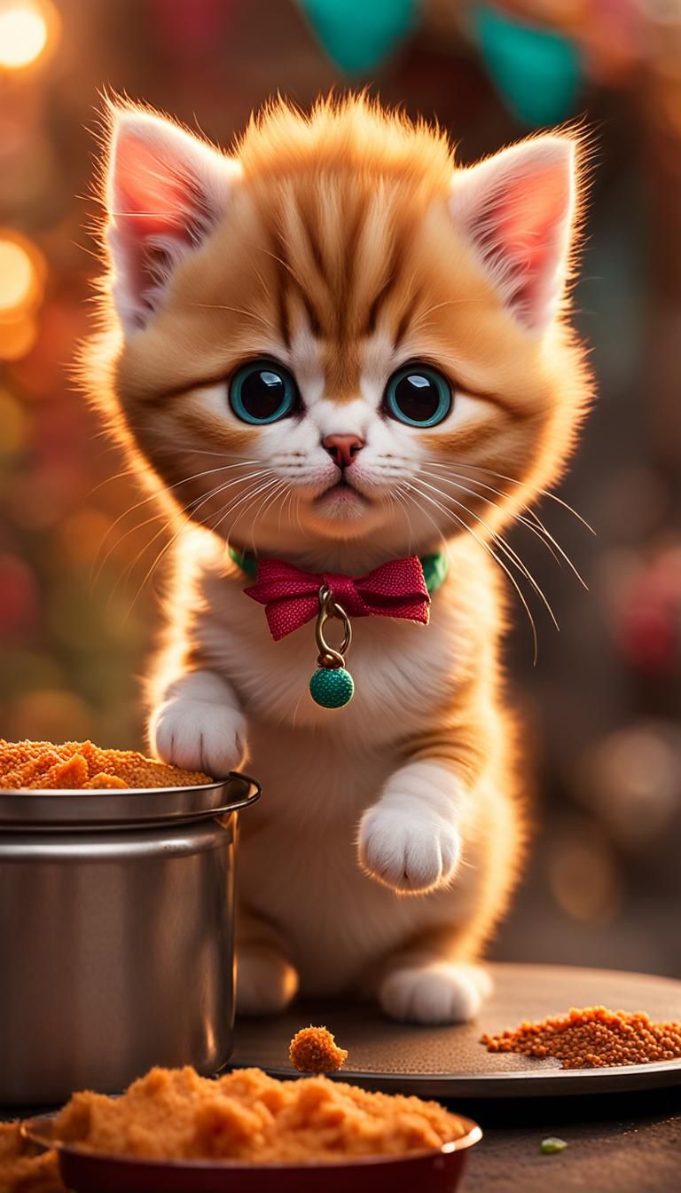 Munchkin Kitten Chef at Mexico City Stand