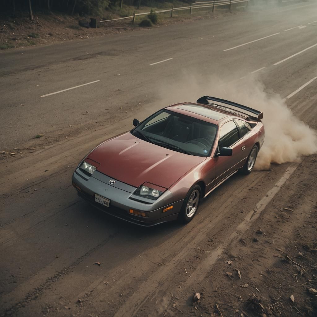 Nissan 300ZX: Cinematic Film Still