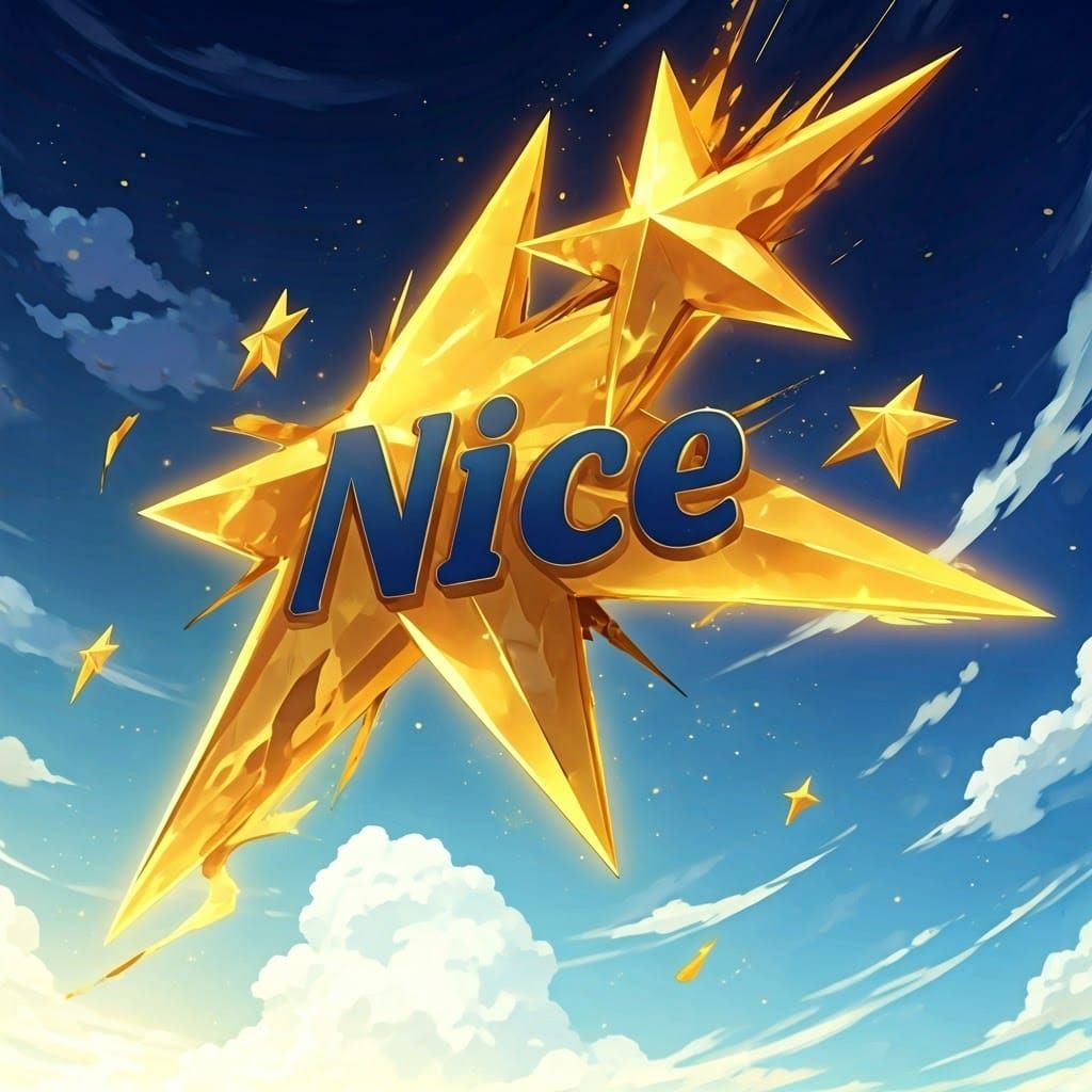 Breathtaking 3D Anime Art with Vibrant Gold Accents