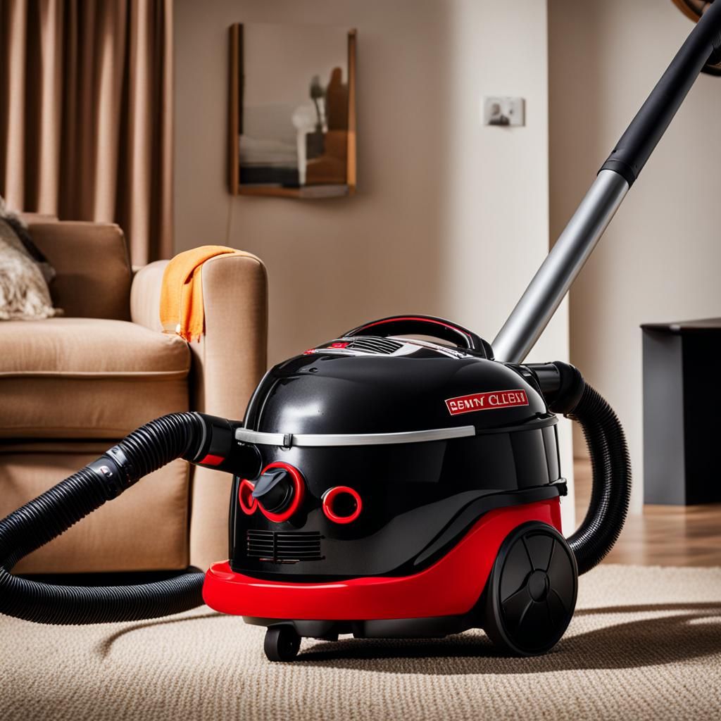 Friendly Henry Hoover Character Illustration