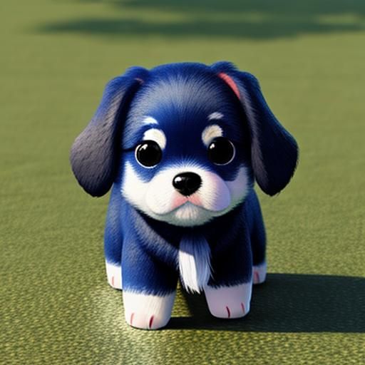 Realistic AI-Generated Image of an Extremely Cute Dog