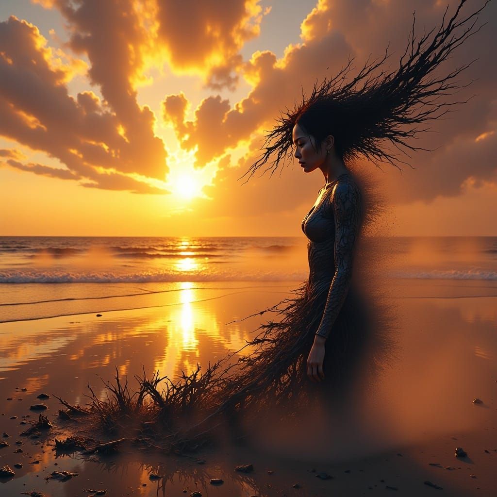 Vampire's Tragic Demise at Sunrise