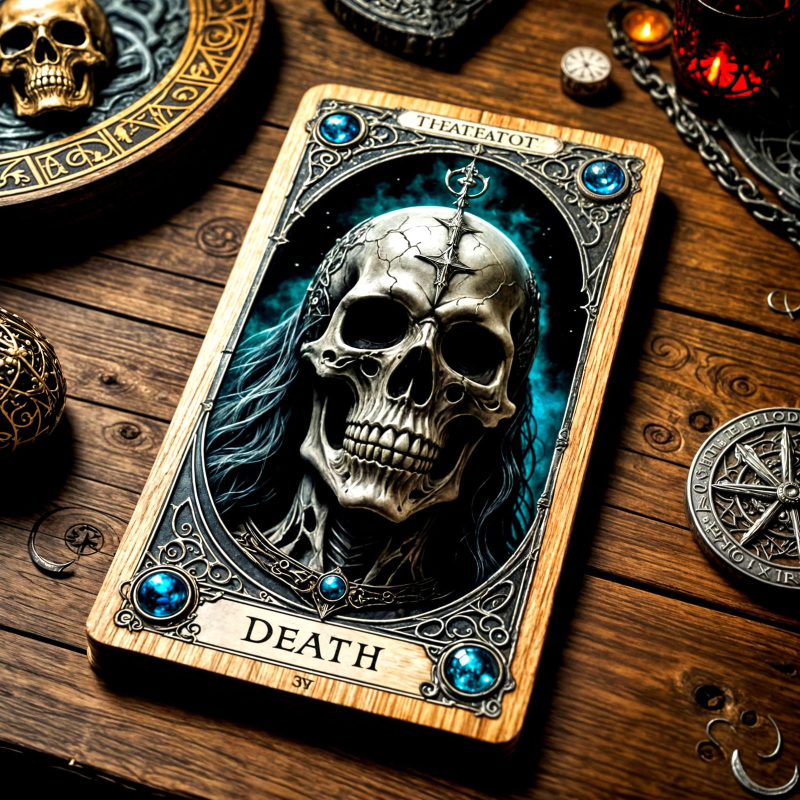 A death tarot card.
